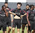 Un Diable Rouge absent lors du premier entrainement