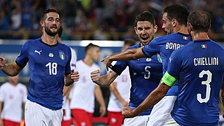L'équipe d'Italie retrouve la Belgique