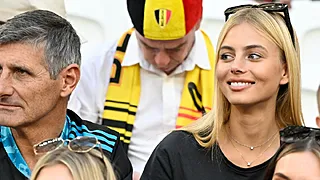 La femme de Courtois sort le grand jeu pour soutenir les Diables