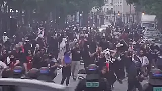 Une victoire teintée d'amertume : des émeutes impliquant des supporters du PSG à Paris