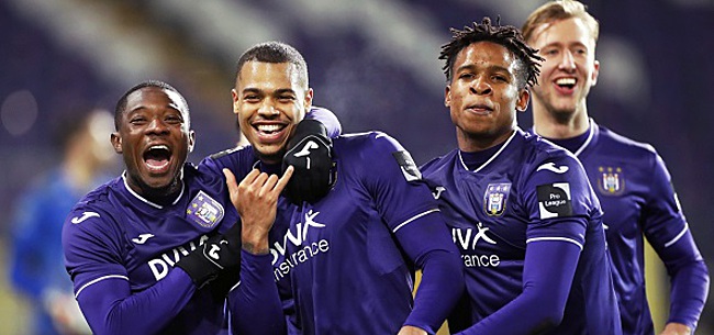 Voici le noyau d'Anderlecht à Charleroi: 4 joueurs de retour