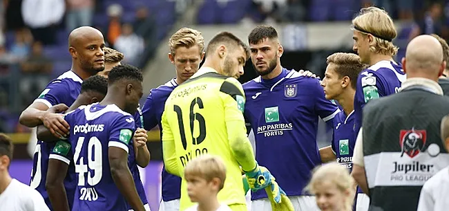 Anderlecht: la surprise du chef va voler dehors