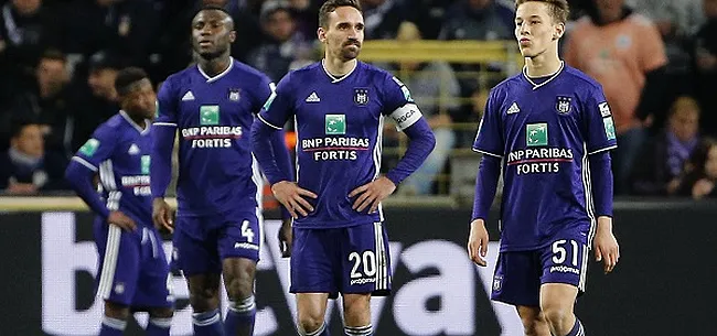 Anderlecht est au plus bas: 