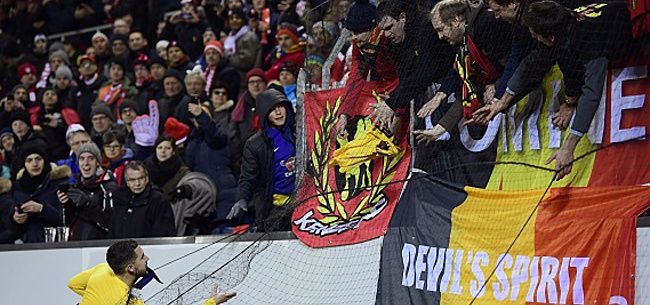 Eden Hazard a rendu un supporter belge heureux