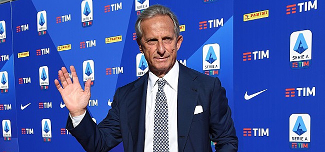 Démission du président de la Ligue italienne de football