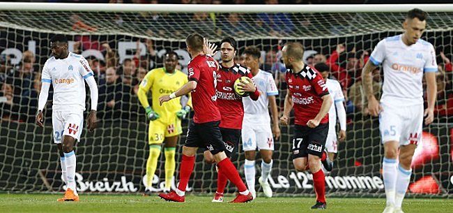 Ligue 1 - Tenu en échec à Guingamp, Marseille voit le podium s'éloigner