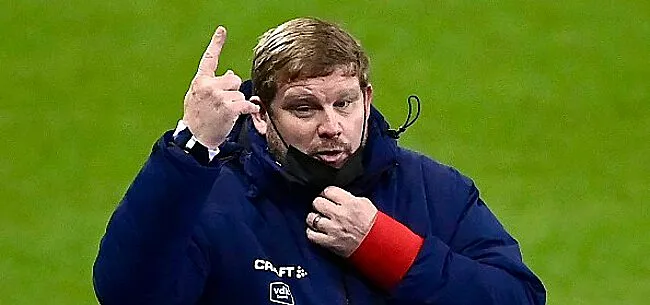 Foto: Hein Vanhaezebrouck est en colère contre ses joueurs