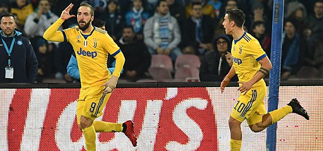 Higuain inflige une première défaite en Serie A au Napoli de Mertens