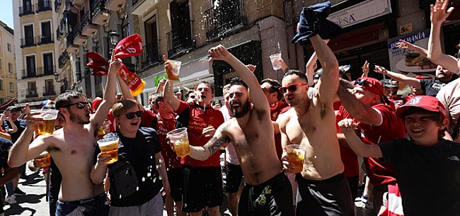 Torses nus dans les rues de Madrid, les fans de Liverpool sont déjà là! (VIDEO)