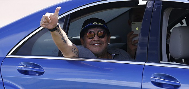 Un Diable Rouge pleure la mort de Maradona: 