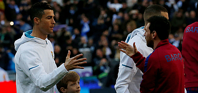 Messi et Ronaldo au coup d'envoi de Barcelone-Juventus
