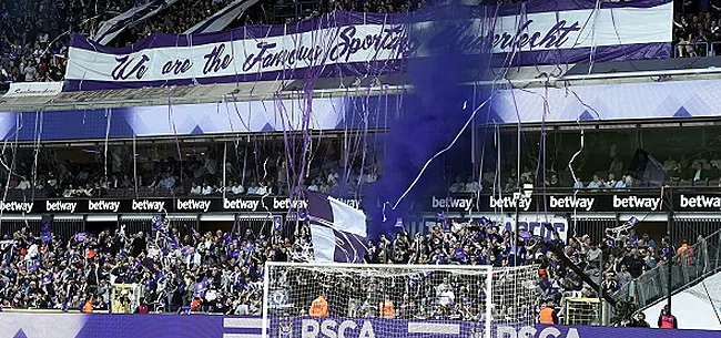 Les fans d'Anderlecht ne rient pas de la décision de la fédération