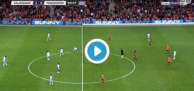 Le but de la semaine!  Il marque des 60 mètres face à Galatasaray (VIDEO)