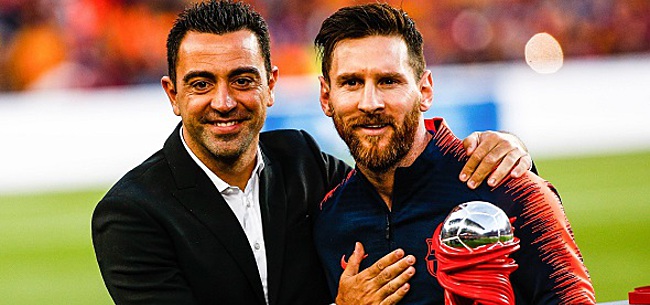 Foto: Xavi beaucoup plus clair au sujet de Messi