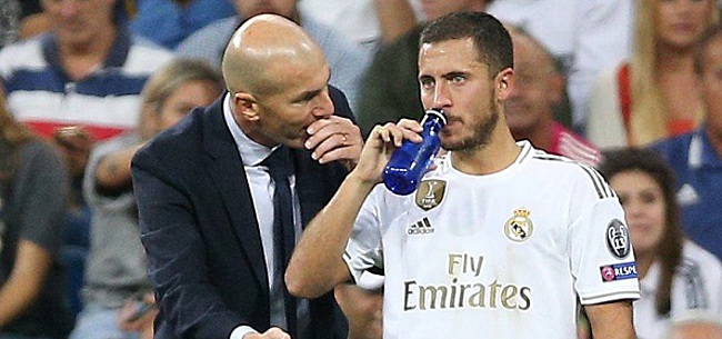 Zidane impressionné par le poids d'Eden Hazard