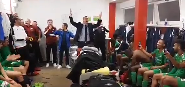 Ha!Ha! Custovic et ses joueurs poussent la chansonnette dans le vestiaire de Courtrai (VIDEO)