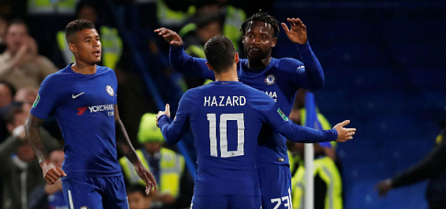 Hazard joue un quart d'heure lors du succès de Chelsea à Stoke City