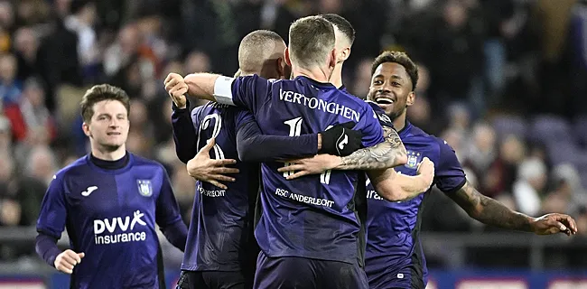 Du rouge bien écarlate pour le Sporting d'Anderlecht