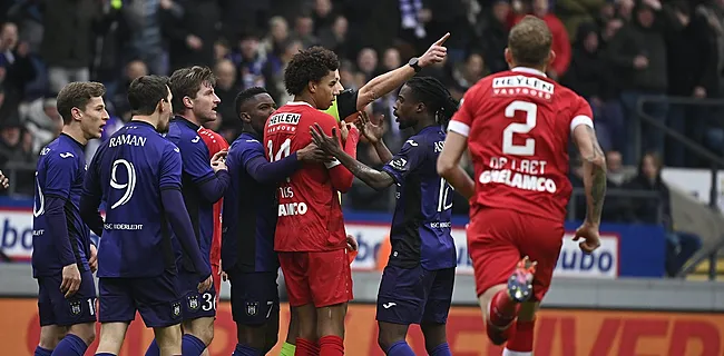 Les Anderlechtois restent de marbre: 