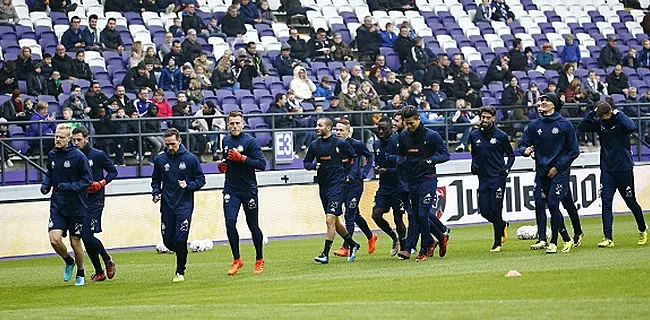Pas du tout rassurant pour Anderlecht