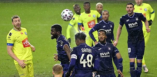 Anderlecht ne profite pas de la défaite du Standard et reste hors du top 4