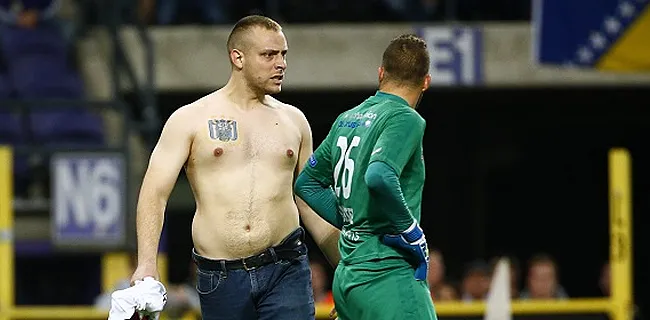 Anderlecht sanctionné à cause d'un supporter un peu barré