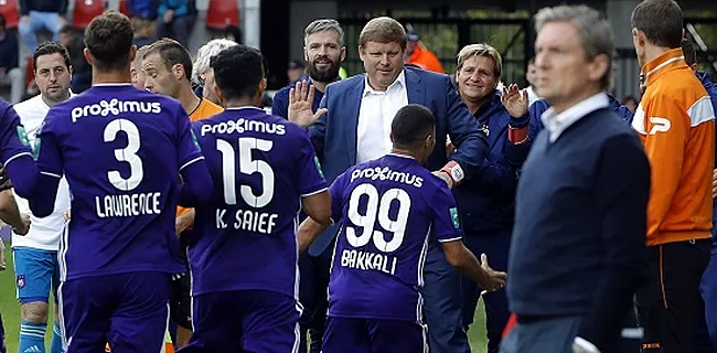 Coup de pouce pour Anderlecht:  il va en récolter les fruits