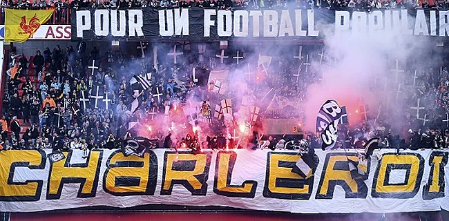Les fans de Charleroi ont un message pour leurs joueurs: “Bats-toi ou …”  