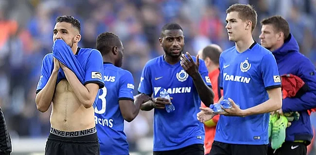 Coup dur pour ce joueur de Bruges: il est out pour plusieurs mois