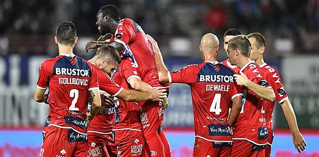 Courtrai revient sur le Standard, Mouscron toujours dernier