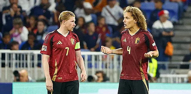 Wout Faes réagit aux absences de Lukaku et De Bruyne