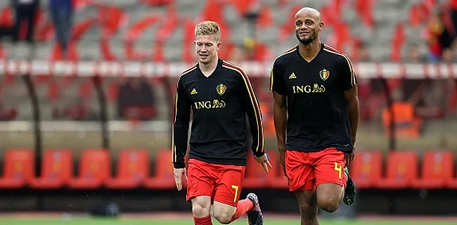 Les Diables saluent Vincent Kompany: 