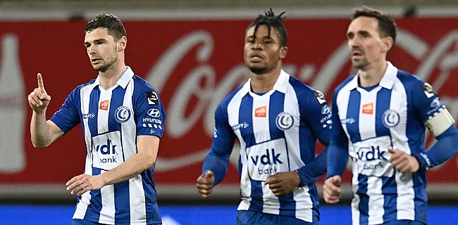 La Gantoise marque quatre buts,  et remonte déjà sur le podium