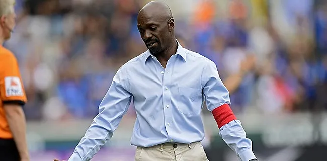 Un joueur d'Eupen tacle séverement Claude Makelele