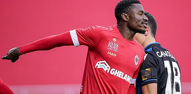L'ex-milieu de l'Antwerp Hongla a rejoué 3 minutes pour son ancien club