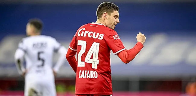 La réaction de Cafaro après sa signature à Saint-Étienne 