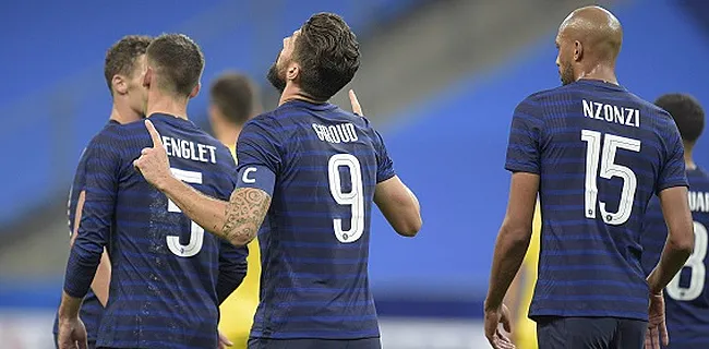 Giroud remplace Benzema, blessé, et se rapproche de Thierry Henry 