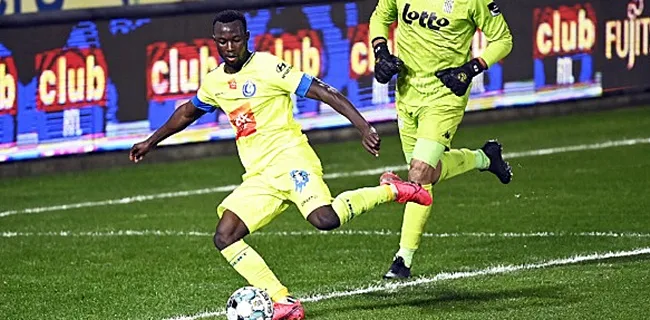 Pourquoi l'ex-attaquant de La Gantoise doit-il changer de numéro ?