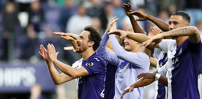 Anderlecht: une recrue estivale déjà dans le mal