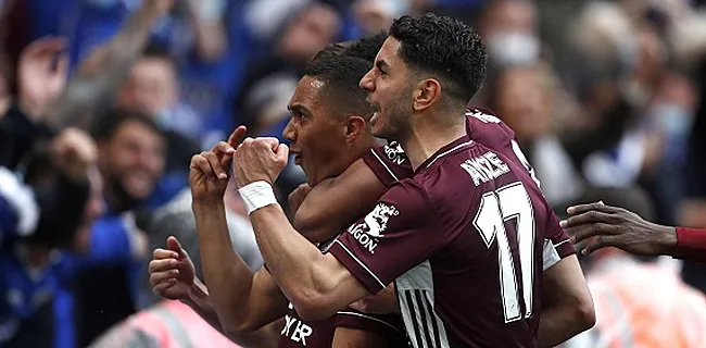 La réaction de Tielemans après avoir offert la FA Cup à Leicester