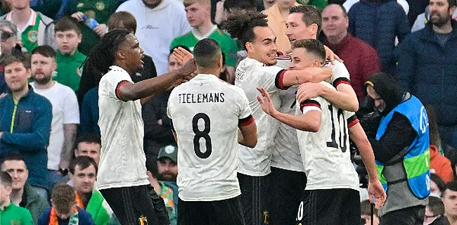Pluie de buts mais pas de victoire pour nos Diables à Dublin 