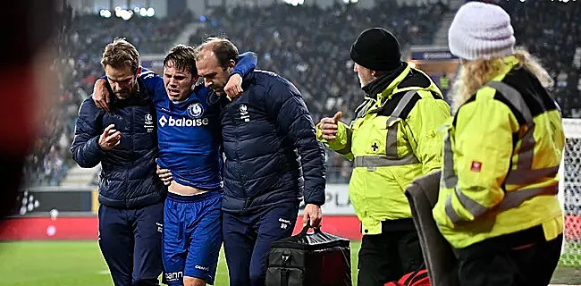 Une ombre au tableau : un Gantois se blesse face à Westerlo