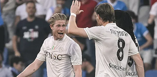 De Bruyne marque dès son premier match avec Naples