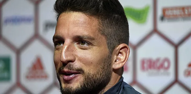 Dries Mertens, de nouveau un modèle à Naples. 