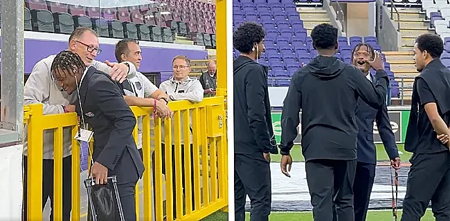 Duranville de retour au RSCA : des retrouvailles émouvantes