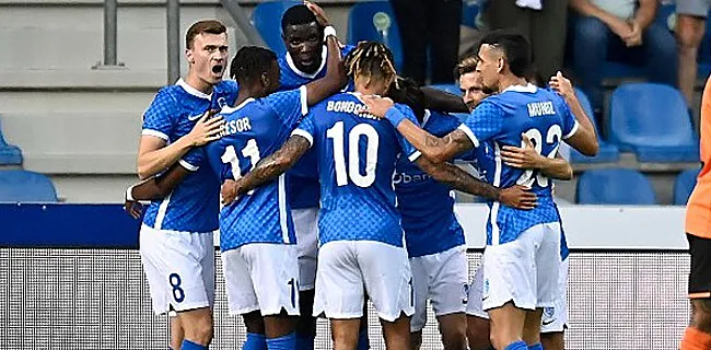 Genk mène 1-0 contre Donetsk: 