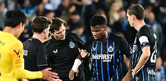 Catastrophe pour Bruges : un taulier absent plus longtemps que prévu 