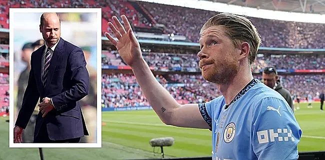 De Bruyne révèle ce que le Prince William lui a chuchoté