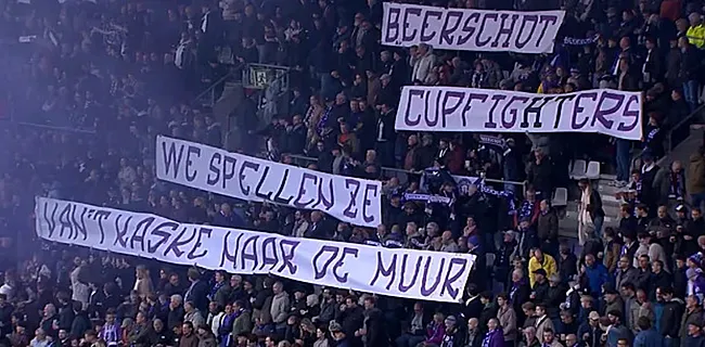 Les fans du Beerschot lancent une pique subtile à ceux d'Anderlecht