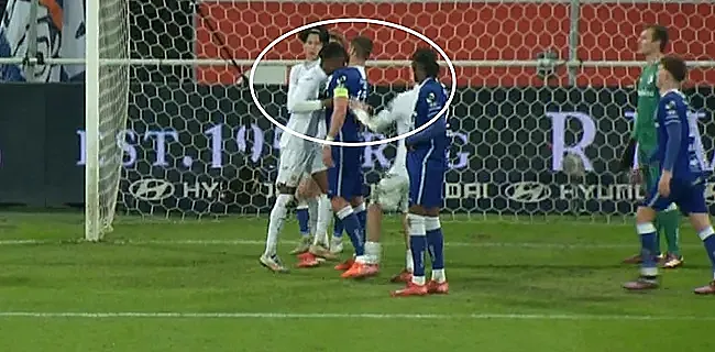 Polémique lors de Gand - RSCA : 